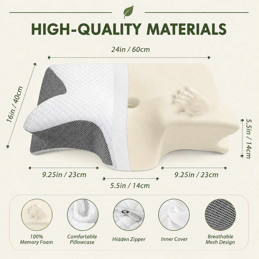 NeckNest™ Ergonomic Pillow