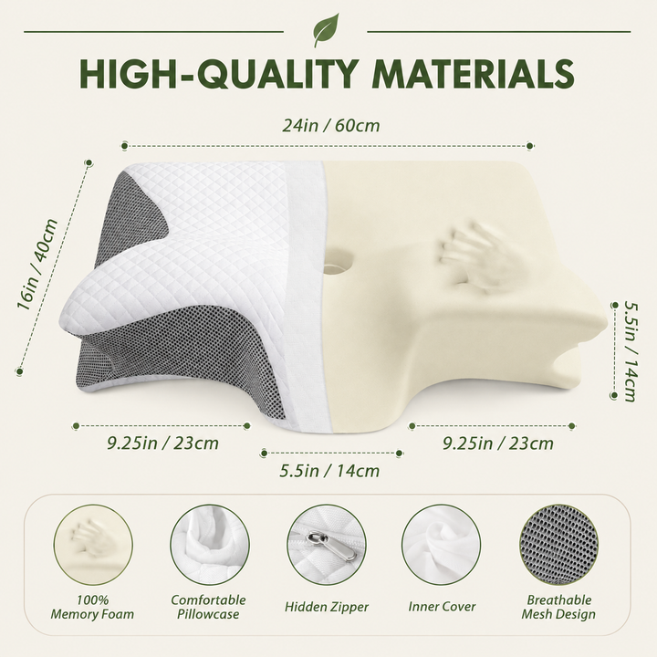 NeckNest™ Ergonomic Pillow