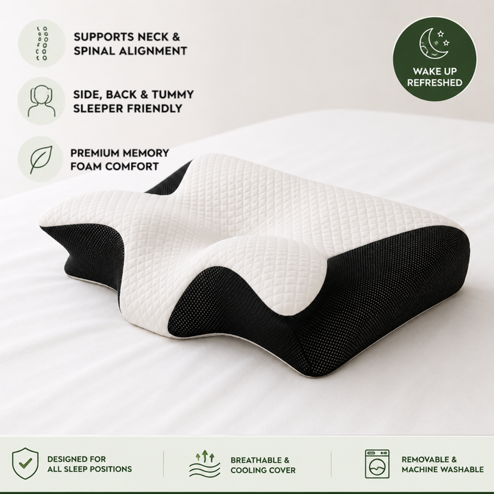 NeckNest™ Ergonomic Pillow