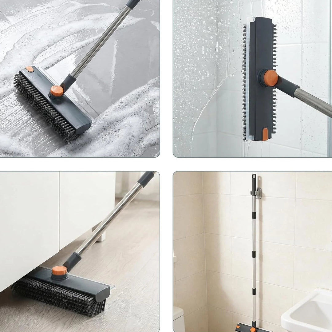 Multifunctional cleaning tool used for various home cleaning tasks.