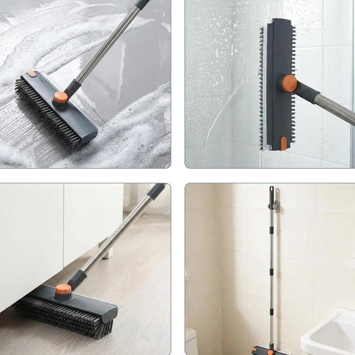 Multifunctional cleaning tool used for various home cleaning tasks.